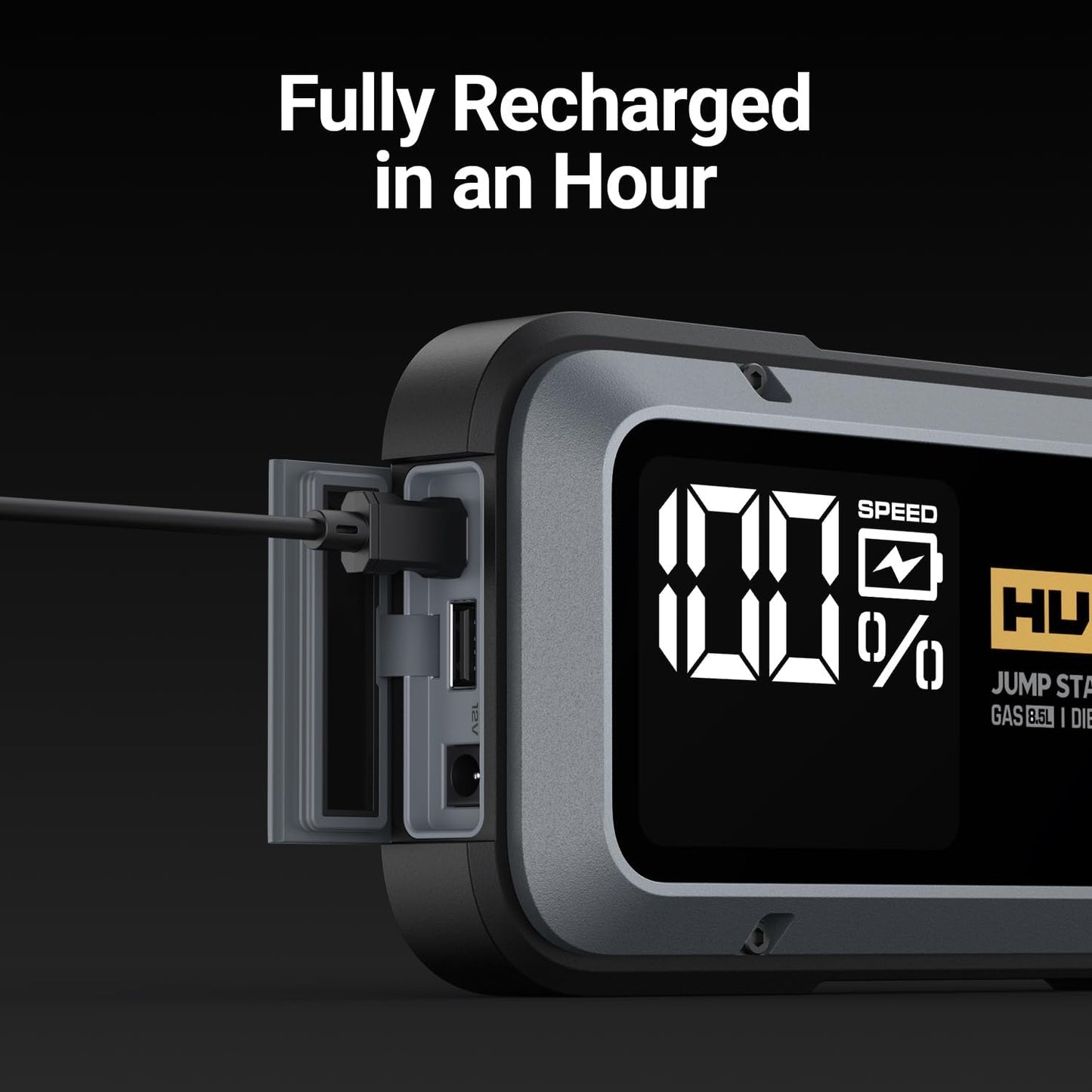 HULKMAN Alpha85 Smart Portable Jump Starter with Alpha Bag EVA Protection Case