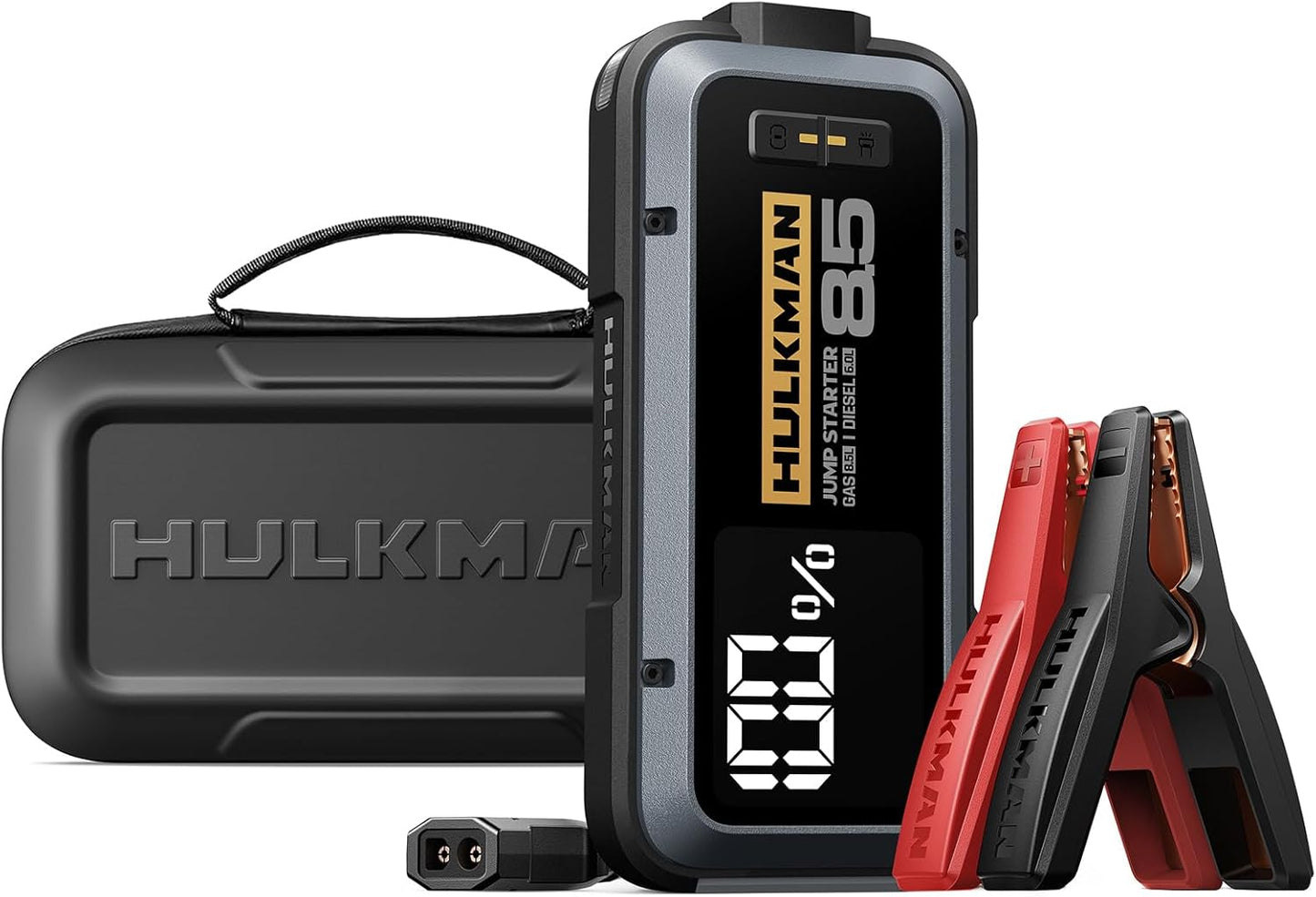 HULKMAN Alpha85 Smart Portable Jump Starter with Alpha Bag EVA Protection Case