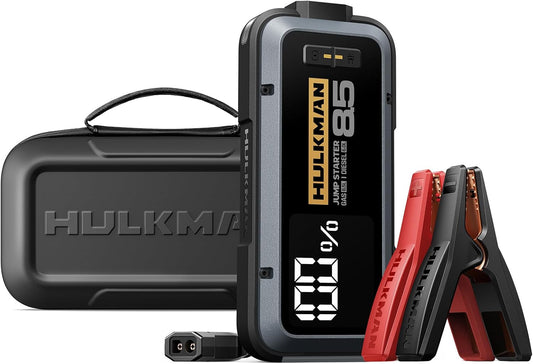 HULKMAN Alpha85 Smart Portable Jump Starter with Alpha Bag EVA Protection Case